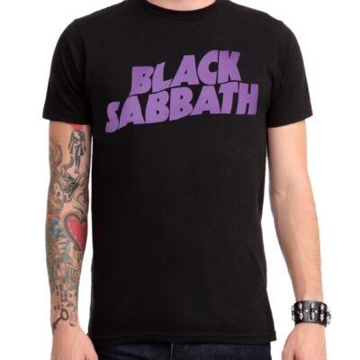 Black Sabbath Purple Logo T-Shirt