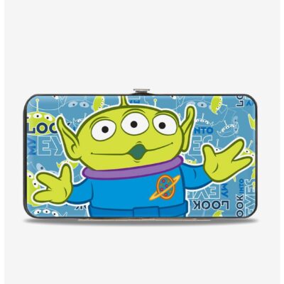 Disney Pixar Toy Story Alien Pose Look Into My Eyes Hinged Wallet