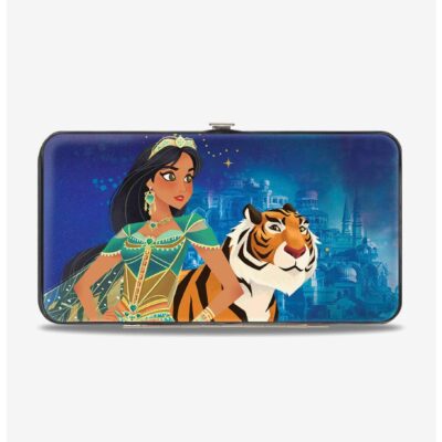 Disney Jasmine Standing Pose Rajah Palace Hinged Wallet