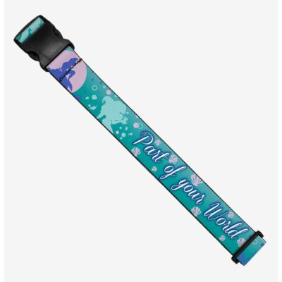 Disney The Little Mermaid Silhouette Scenes Part Of Your World Luggage Strap