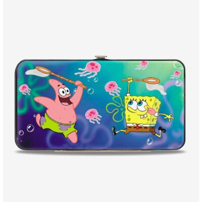 Spongebob Squarepants Patrick Jellyfishing Hinge Wallet