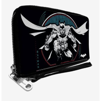 DC Comics Batman Tech Action Pose Zip Around Wallet