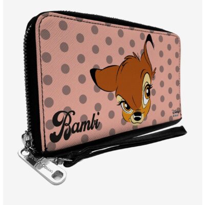 Disney Bambi Dots Zip Around Wallet