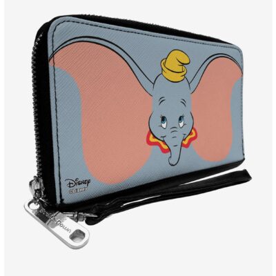 Disney Dumbo Bashful Face Zip Around Wallet