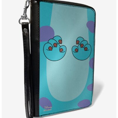 Disney Pixar Monsters, Inc. Sulley Body Womens Zip Around Wallet