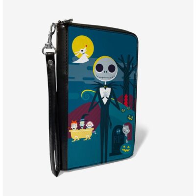 The Nightmare Before Christmas Jack Cemetery Zip Around Wallet