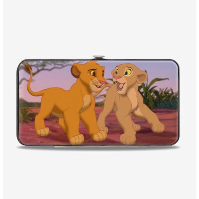 Disney The Lion King Young Simba Nala Grown Up Snuggle Hinge Wallet