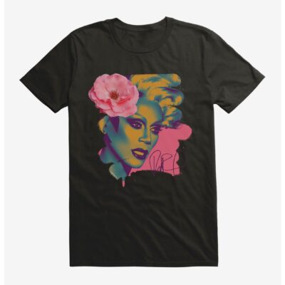 RuPaul Floral Portrait T-Shirt