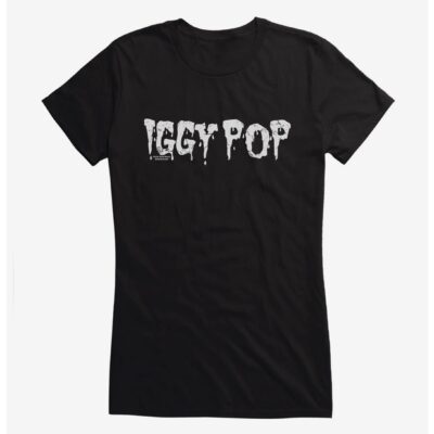 Iggy Pop Font Letters Girls T-Shirt