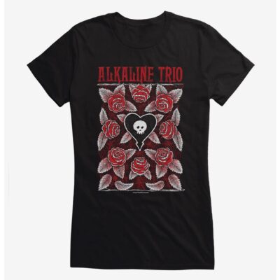 Alkaline Trio Roses Girls T-Shirt