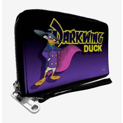 Disney Darkwing Duck Purple Fade Zip Around Wallet