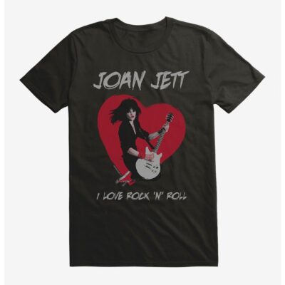 Joan Jett I Love Rock ‘N’ Roll Heart T-Shirt