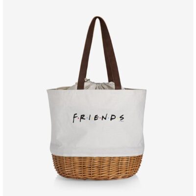 Friends Canvas Willow Basket Tote