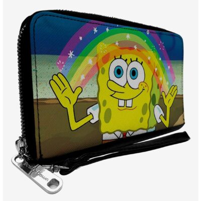 Spongebob Squarepants Imagination Rainbow Zip Around Wallet