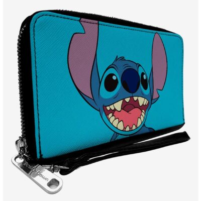 Disney Lilo & Stitch Smiling Zip Around Wallet