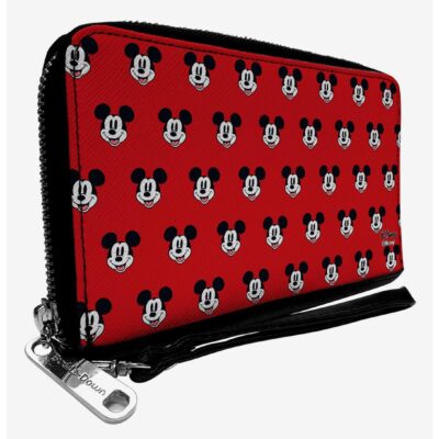 Disney Mickey Mouse Monogram Zip Around Wallet