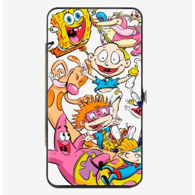 Nickelodeon 90S Character Mash Up Hinge Wallet