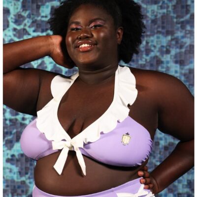 Ouran High School Host Club Uniform Ruffled Swim Top Plus Size