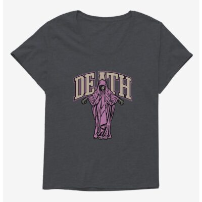 Halloween Death Letterman Girls Plus Size T-Shirt