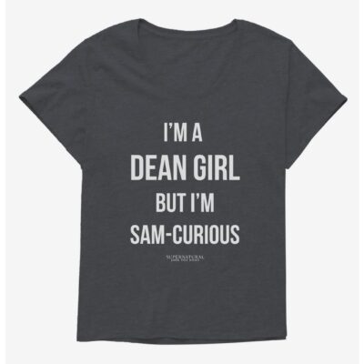 Supernatural Sam-Curious Girls Plus Size T-Shirt