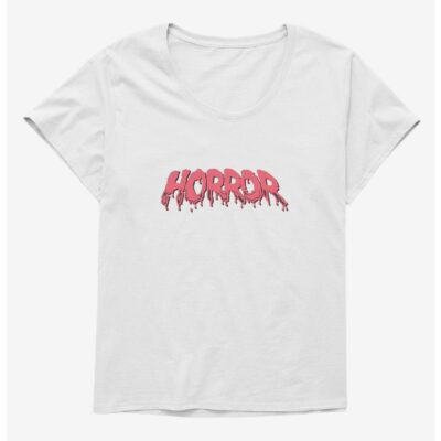 Horror Blood Drip Girls T-Shirt Plus Size