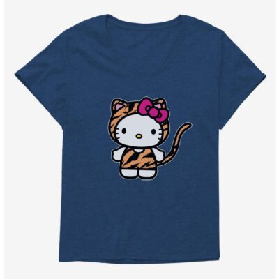 Hello Kitty Jungle Paradise Tiger Costume Girls T-Shirt Plus Size