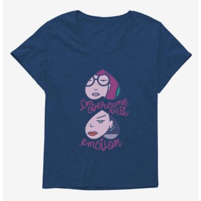 Daria Overcome with Emotion BFF Hearts Girls T-Shirt Plus Size