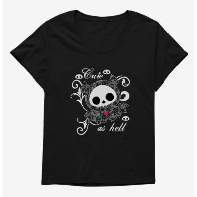 Skelanimals Cute As Hell Girls T-Shirt Plus Size