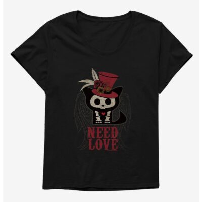 Skelanimals Kit Need Love Girls T-Shirt Plus Size