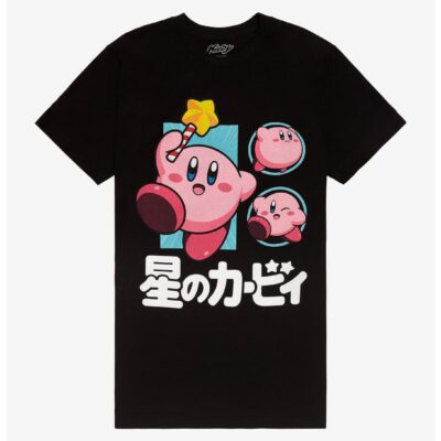 Kirby Star Rod Poses T-Shirt