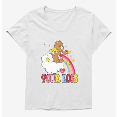 Care Bears Tenderheart Bear Your Loss Girls T-Shirt Plus Size