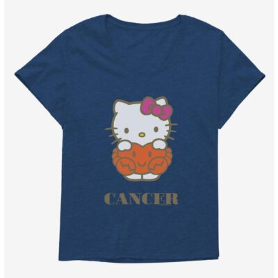 Hello Kitty Star Sign Cancer Girls T-Shirt Plus Size