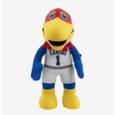 NCAA Kansas Jayhawks Big Jay 10″ Bleacher Creatures Mascot Plush Figures