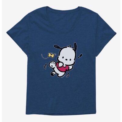 Pochacco Butterfly Chase Girls T-Shirt Plus Size