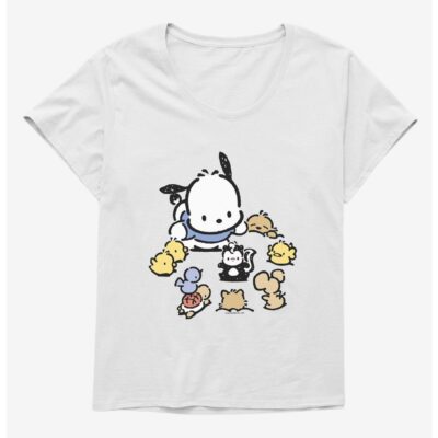 Pochacco Circle Of Friends Girls T-Shirt Plus Size