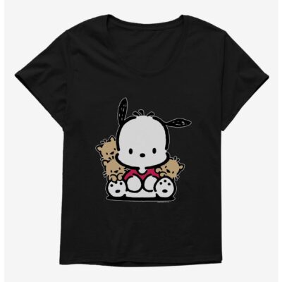 Pochacco Sitting With Friends Girls T-Shirt Plus Size