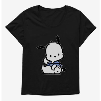 Pochacco Waving Girls T-Shirt Plus Size