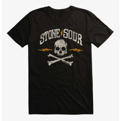 Stone Sour Skull And Crossbones T-Shirt