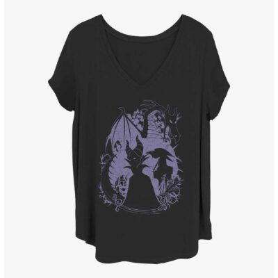 Disney Maleficent Bone Heart Girls T-Shirt Plus Size