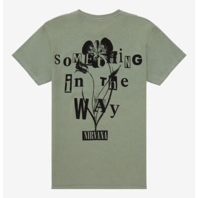 Nirvana Something In The Way Text Boyfriend Fit Girls T-Shirt