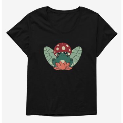 Namaste Frog Girls T-Shirt Plus Size