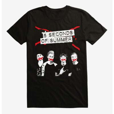 5 Seconds Of Summer Band Photo T-Shirt