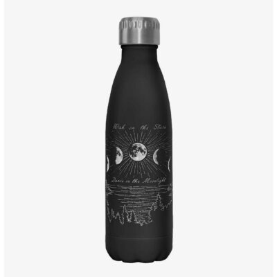 Moon Light Vibes Stainless Steel Water Bottle