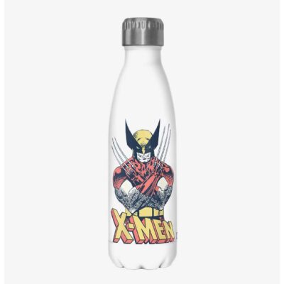 Marvel Vintage Wolverine Stainless Steel Water Bottle