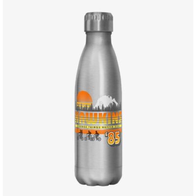 Stranger Things Hawkins Sunset Stainless Steel Water Bottle