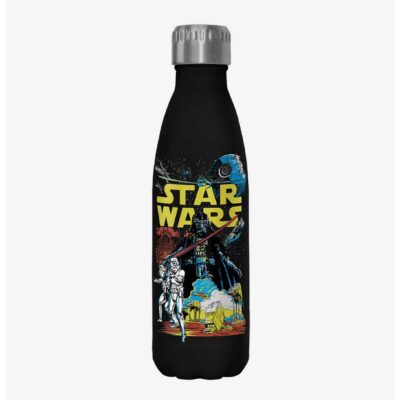 Star Wars Rebel Classic Black Stainless Steel Water Bottle