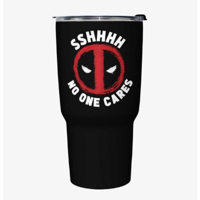 Marvel Deadpool No One Cares Travel Mug