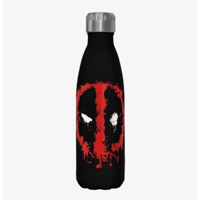 Marvel Deadpool Splatter Icon Stainless Steel Water Bottle