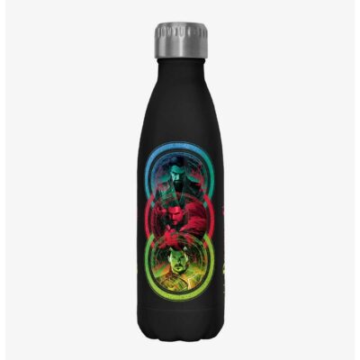 Marvel Doctor Strange in the Multiverse of Madness Trio Fade Stainless Steel Water Bottle