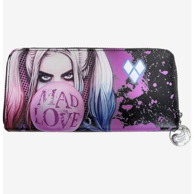 DC Comics Harley Quinn Mad Love Ladies Clutch Bag